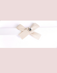 Crystal Pearl Gold Bow OffWhite Head Band - Swati Golyan