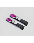 Crystal Pearl Gunmetal Slide Pins - Swati Golyan