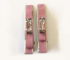 Swarowski Crystal Pink Slide Pins