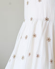 Hand Embroidered Silk Organza Full Length Dress - Swati Golyan