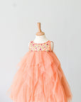 Hand Embroidered Ruffled Dress - Swati Golyan
