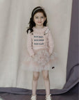 “Boss Baby” Embroidered And Hand Enhanced Pinafore Tutu - Swati Golyan