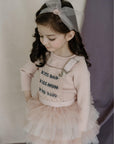“Boss Baby” Embroidered And Hand Enhanced Pinafore Tutu - Swati Golyan