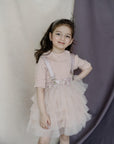 Hand Enhanced 3d Flowers Pinafore Tutu - Swati Golyan
