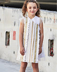 Multi Textured Wrap Around Dress - Swati Golyan