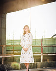 Hand Embroidered Button up Dress - Swati Golyan