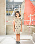 Crystal Embedded A-Line Raw Silk Dress - Swati Golyan