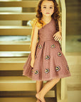 Hand Embroidered one shoulder Dress - Swati Golyan