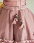 Hand Embroidered Cape and Frilled Skirt Set - Swati Golyan