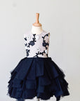 Hand Embroidered Bodice With Hand Pleated Skirt