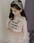 “Boss Baby” Embroidered And Hand Enhanced Pinafore Tutu