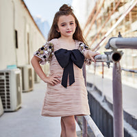 little Princess dress with sleeves for Birthday and wedding parties 