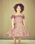 Hand Embroidered Fabric Balls Organza Dress